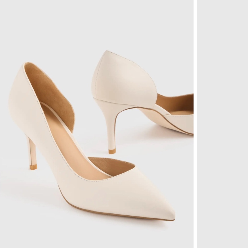NIB Quince Italian Leather 75mm d’Orsay Pump
